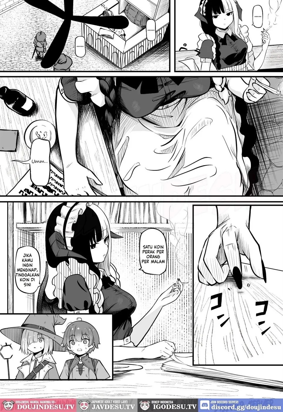 Succubus no Oyado ni Goyoujin ~Succubus ni Shimeagerarete Ochinchin kara Level o Shibori Torareru Ohanashi~: Chapter chapter-1 - Page 4