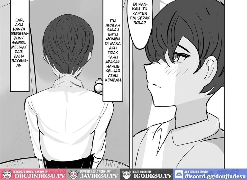 Suieibu Shushou no Boyish Osananajimi wa Boku no Chinpo ni Dohamari Chuu: Chapter chapter-1 - Page 50