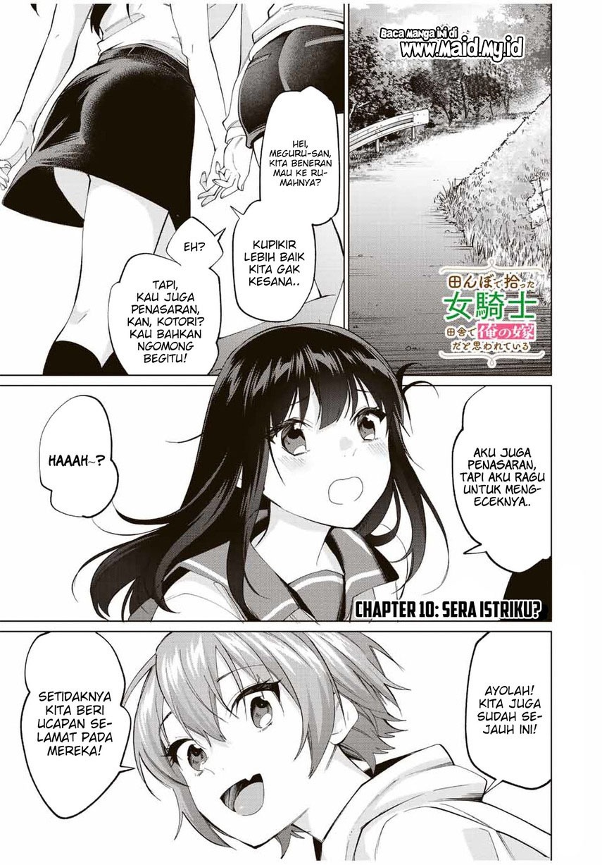 Tanbo de Hirotta Onna Kishi, Inaka de Ore no Yome da to Omowareteiru: Chapter chapter-10 - Page 3