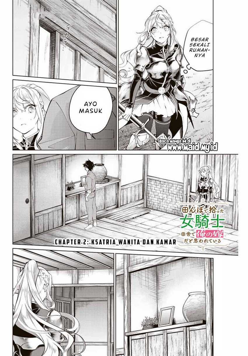 Tanbo de Hirotta Onna Kishi, Inaka de Ore no Yome da to Omowareteiru: Chapter chapter-2 - Page 3