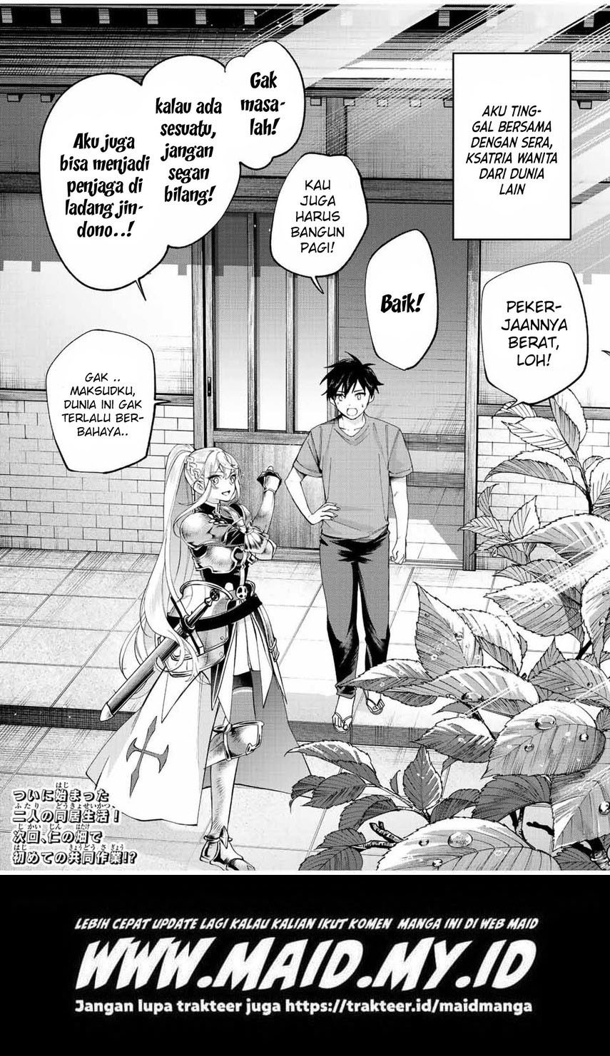 Tanbo de Hirotta Onna Kishi, Inaka de Ore no Yome da to Omowareteiru: Chapter chapter-7 - Page 19