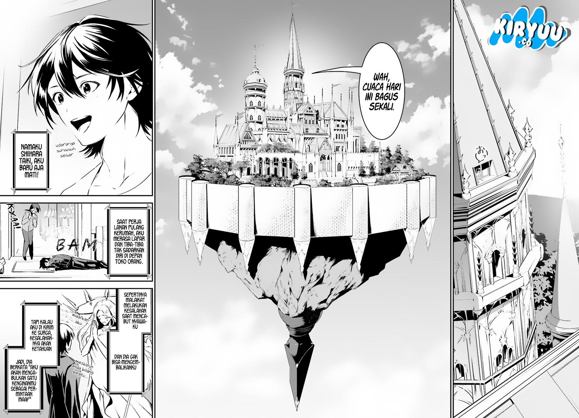 Tenkuu no Shiro o Moratta no de Isekai de Tanoshiku Asobitai: Chapter chapter-1 - Page 5