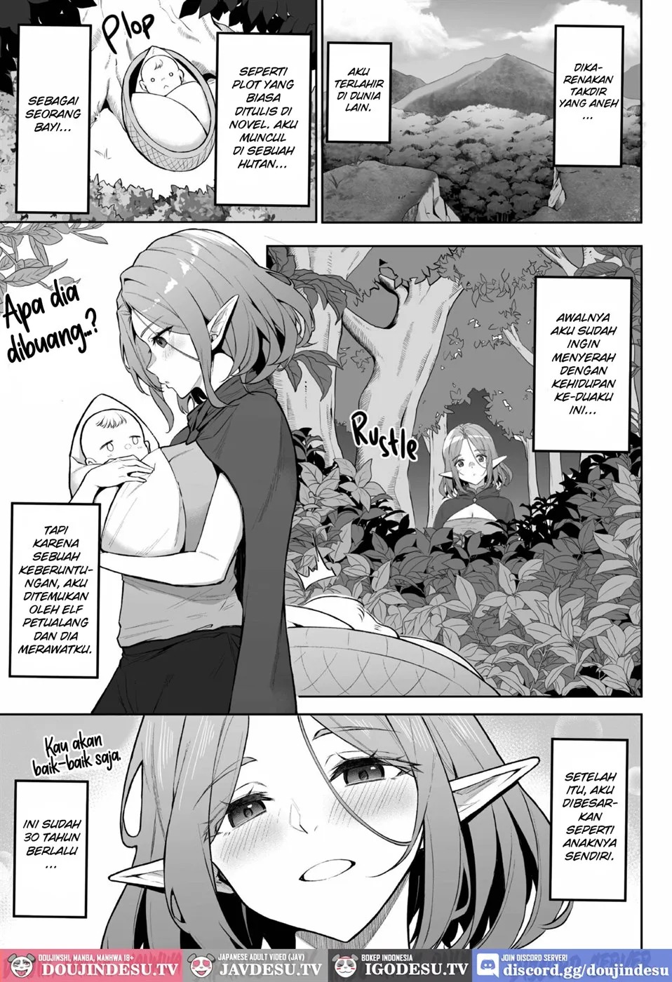 Tensei Shitara Kahogo na Elf-san ni Hirowareta Ken: Chapter chapter-1 - Page 5