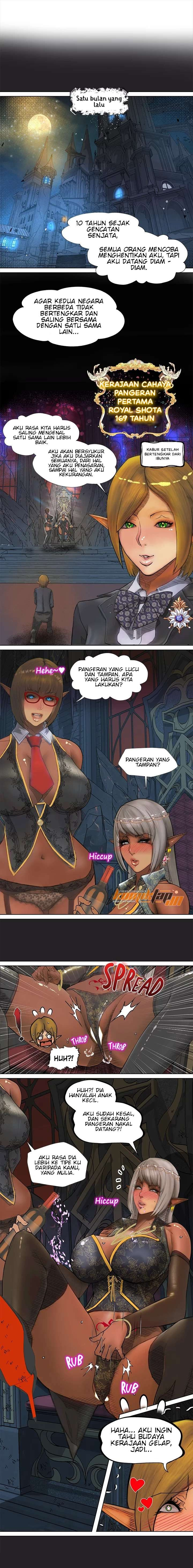 The Dark Elf Queen and the Slave Orc: Chapter chapter-1 - Page 9