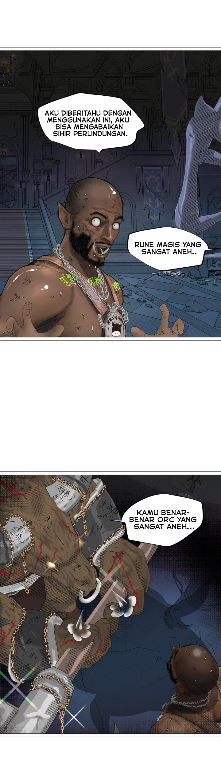 The Dark Elf Queen and the Slave Orc: Chapter chapter-20 - Page 35