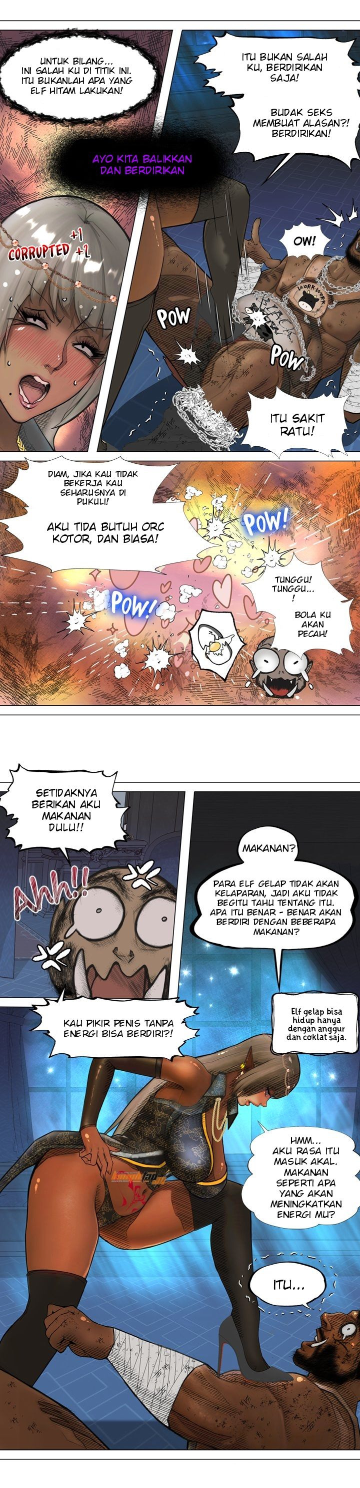 The Dark Elf Queen and the Slave Orc: Chapter chapter-6 - Page 7