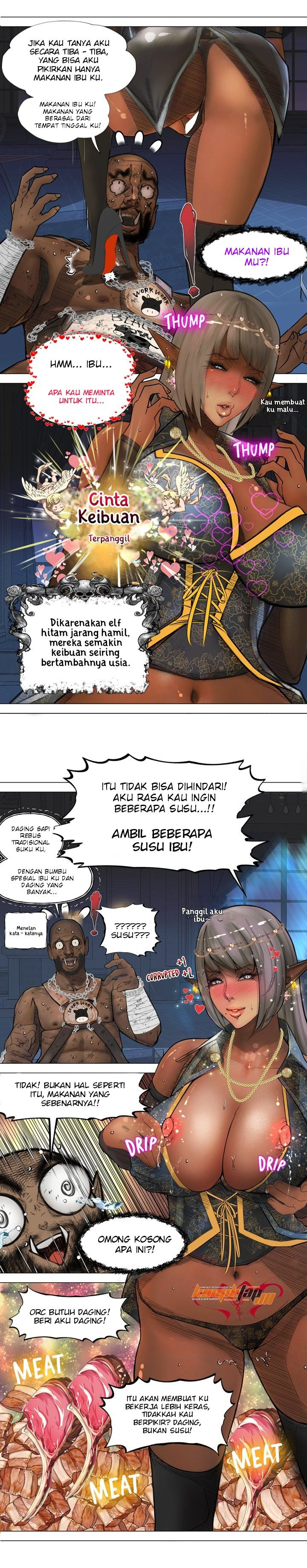 The Dark Elf Queen and the Slave Orc: Chapter chapter-6 - Page 8