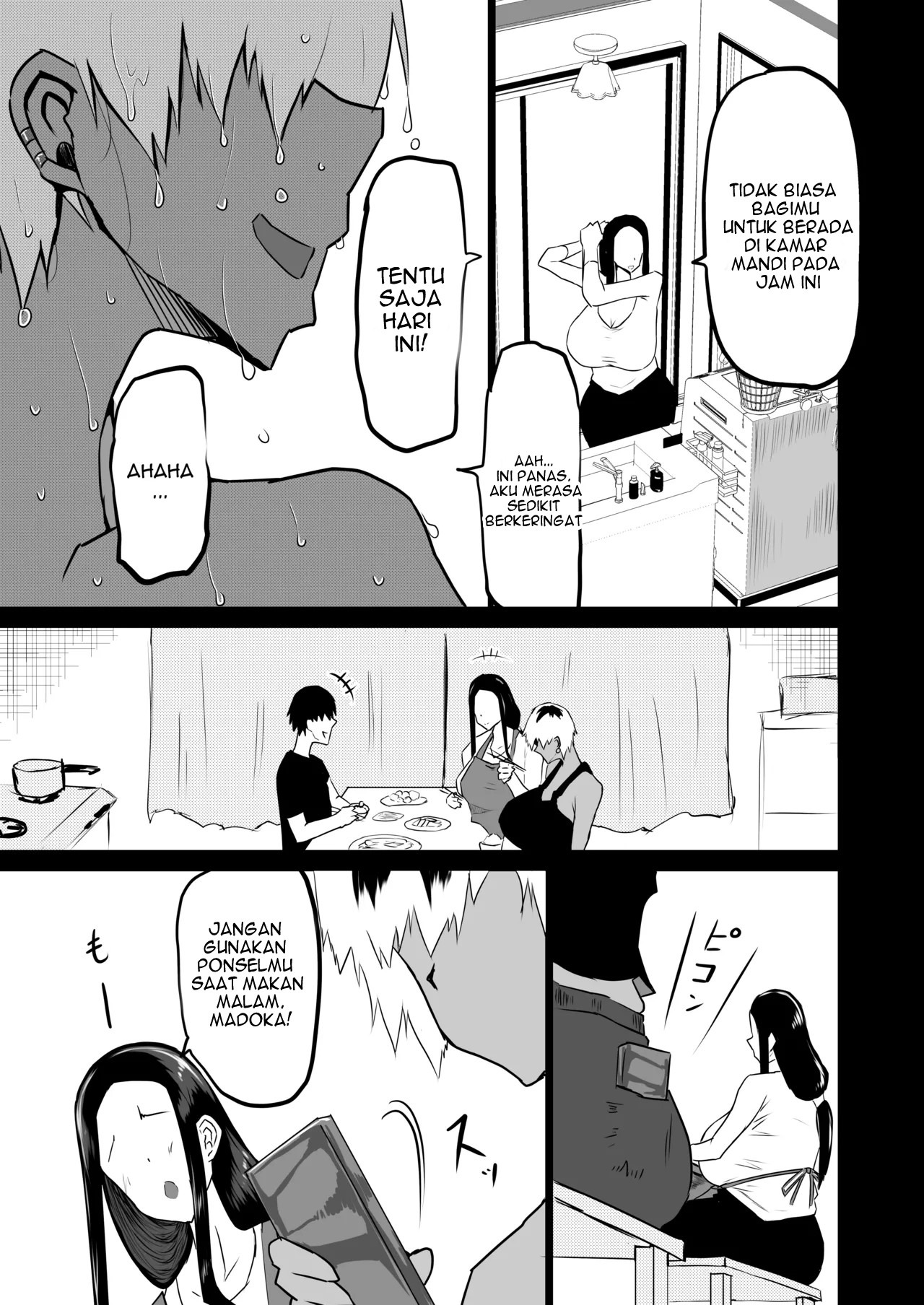 Tomodachi ga Boku no Oba to Mama de Gachinuki: Chapter chapter-1 - Page 35