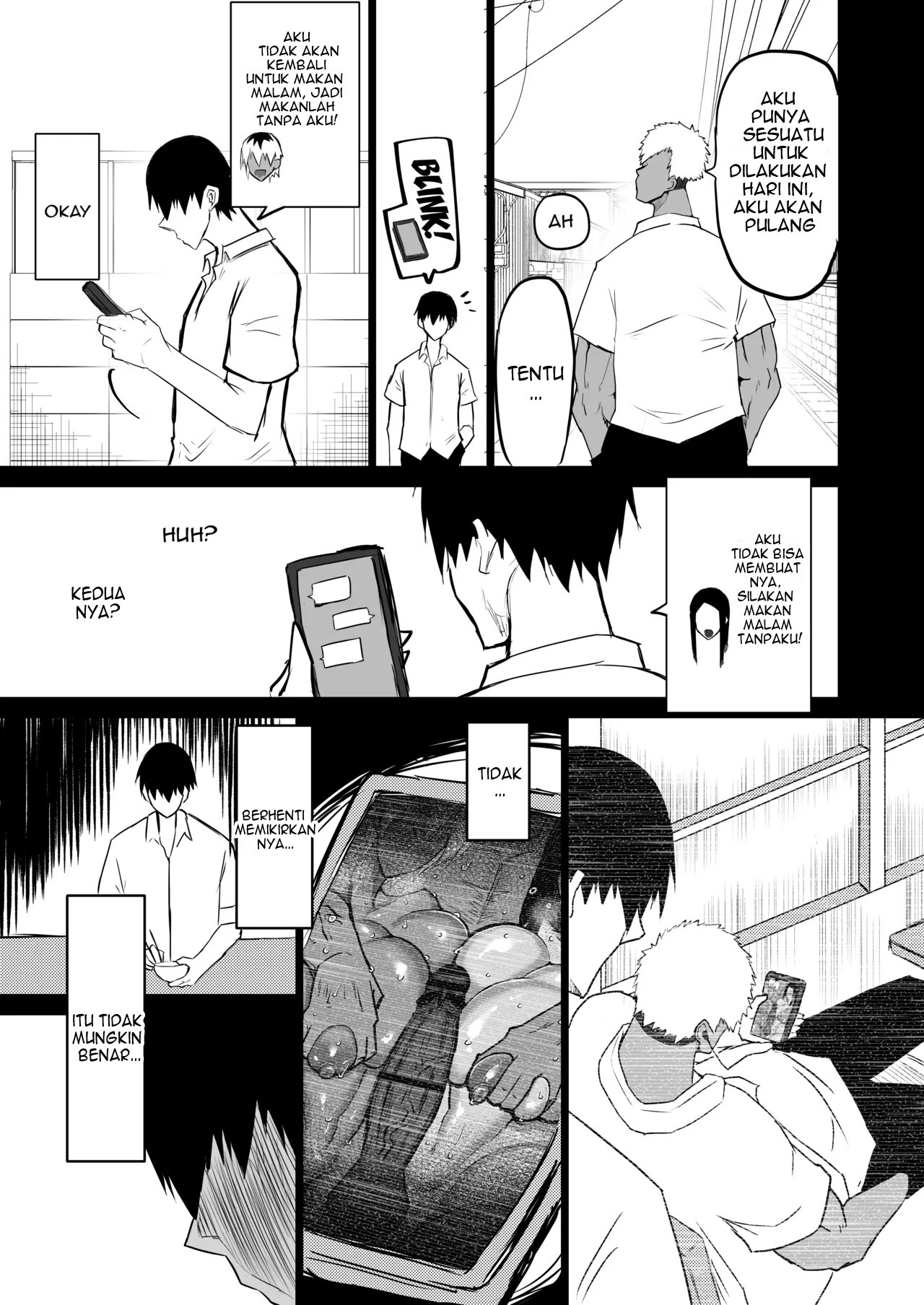 Tomodachi ga Boku no Oba to Mama de Gachinuki: Chapter chapter-1 - Page 155