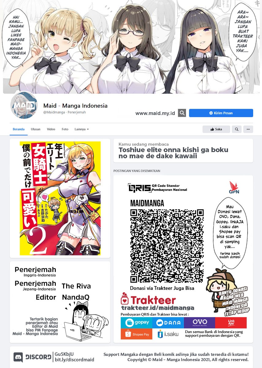 Toshiue Elite Onna Kishi ga Boku no Mae de dake Kawaii: Chapter chapter-10.1 - Page 2