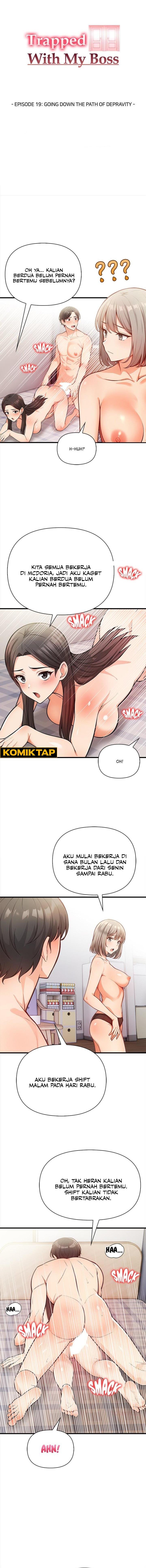 Trapped With My Boss: Chapter chapter-19 - Page 1