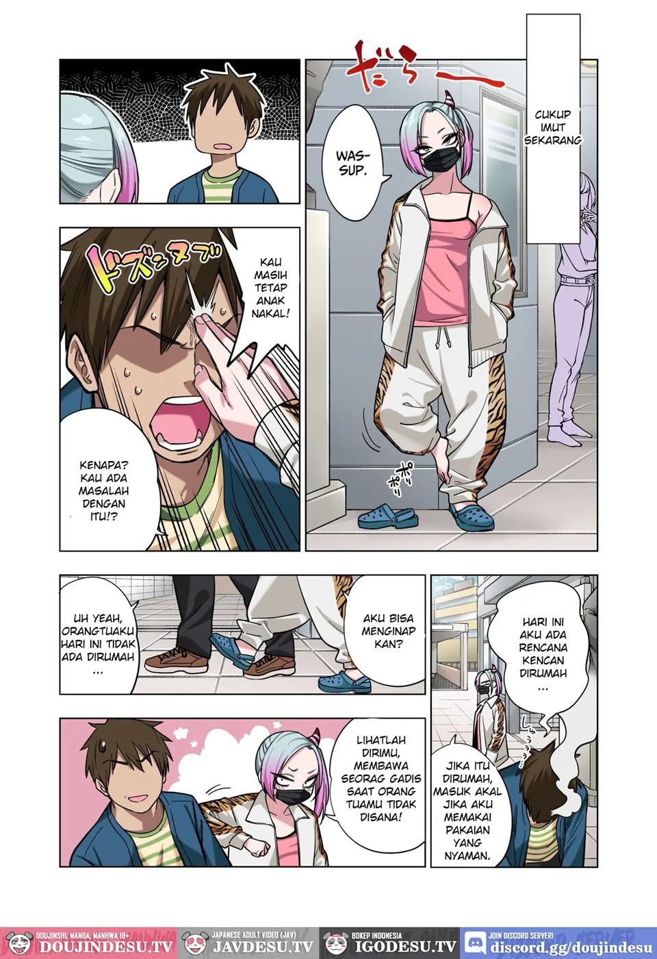 Tsuntsun Yankee-chan wa Yowayowa Chikubi o Ijireba Kekkou Nandemo Yarasete Kureru: Chapter chapter-1 - Page 49