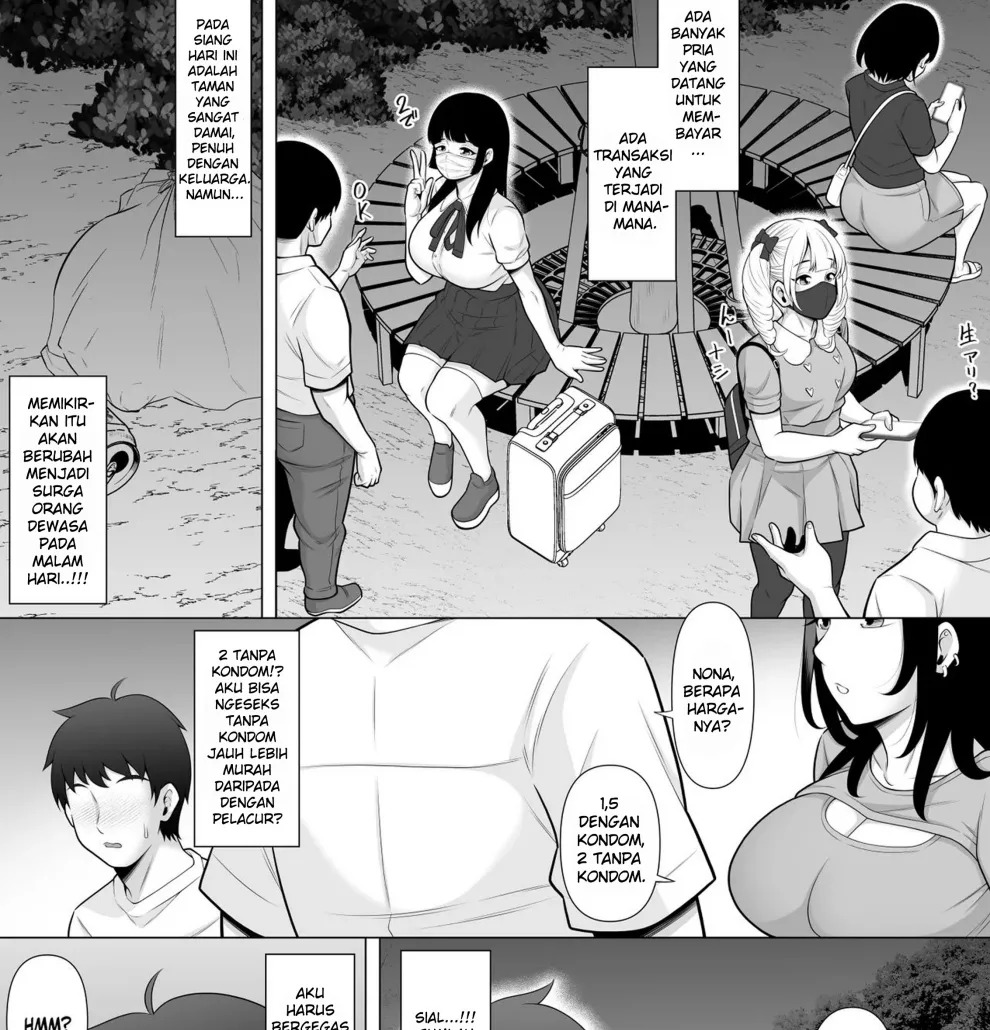 Uwasa no Tachinbo Kouen de Kuro Gal JK Katte Nama Nakadashi Shita Hanashi: Chapter chapter-1 - Page 8