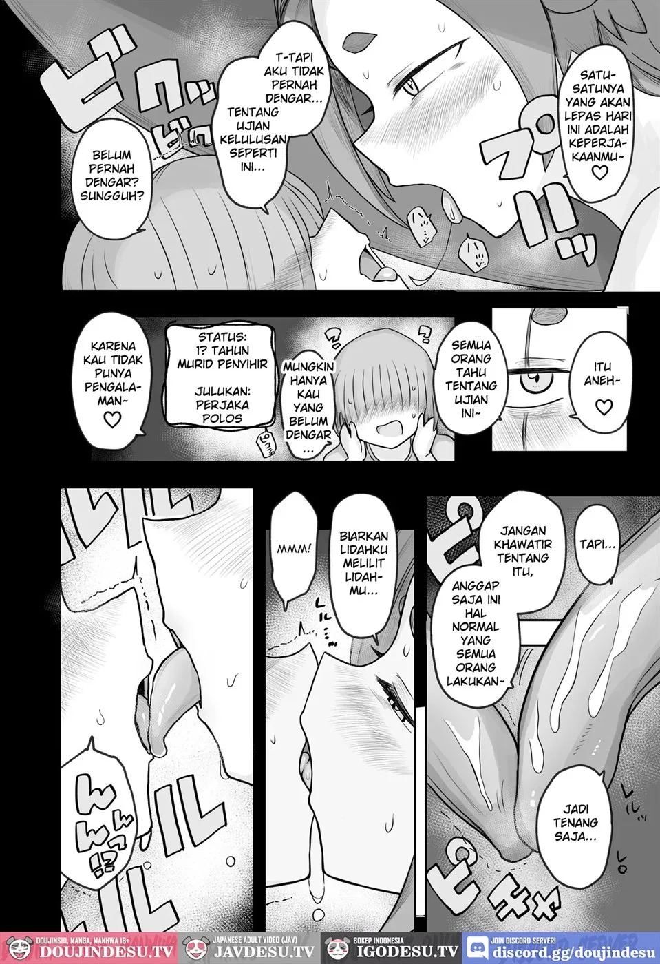 "Warabe-sotsu Shiken" de Deshi ♂ Kara Seishi o Shiboritoru Deshi Rabu de Kachi Chi Majo Shishō 1000-sai ￪: Chapter chapter-1 - Page 8