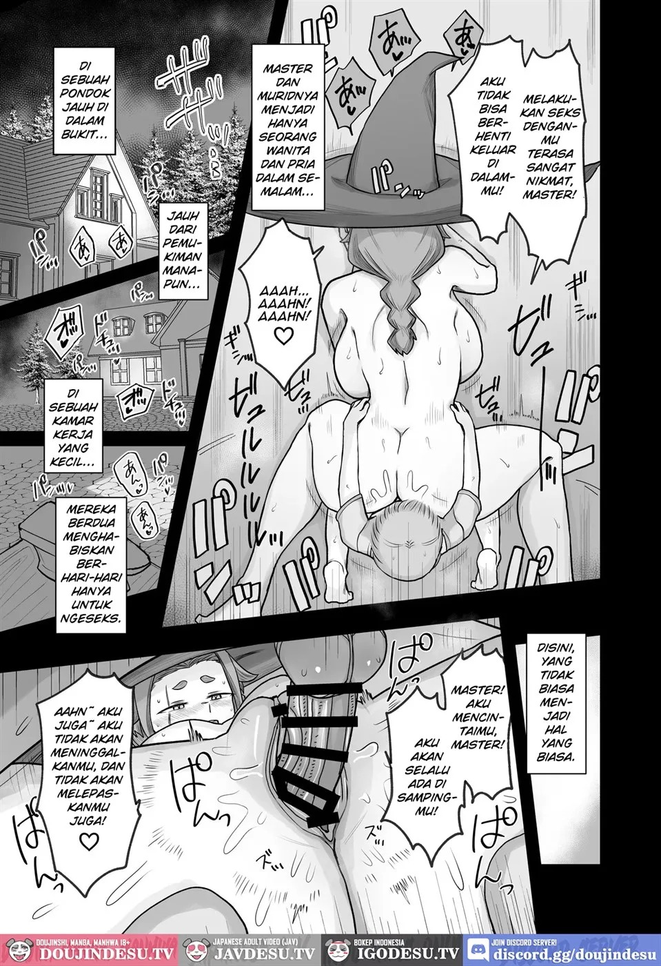 "Warabe-sotsu Shiken" de Deshi ♂ Kara Seishi o Shiboritoru Deshi Rabu de Kachi Chi Majo Shishō 1000-sai ￪: Chapter chapter-1 - Page 42