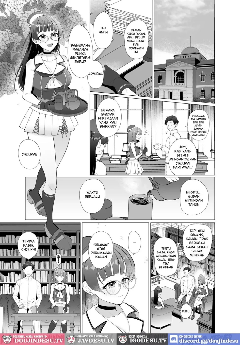 Watashi ga Kowareta Hi ~Chokai ga Teitoku to Ninshin suru made Kakurete Kossori Uwaki Koubi Shimakuru Hanashi~: Chapter chapter-1 - Page 7