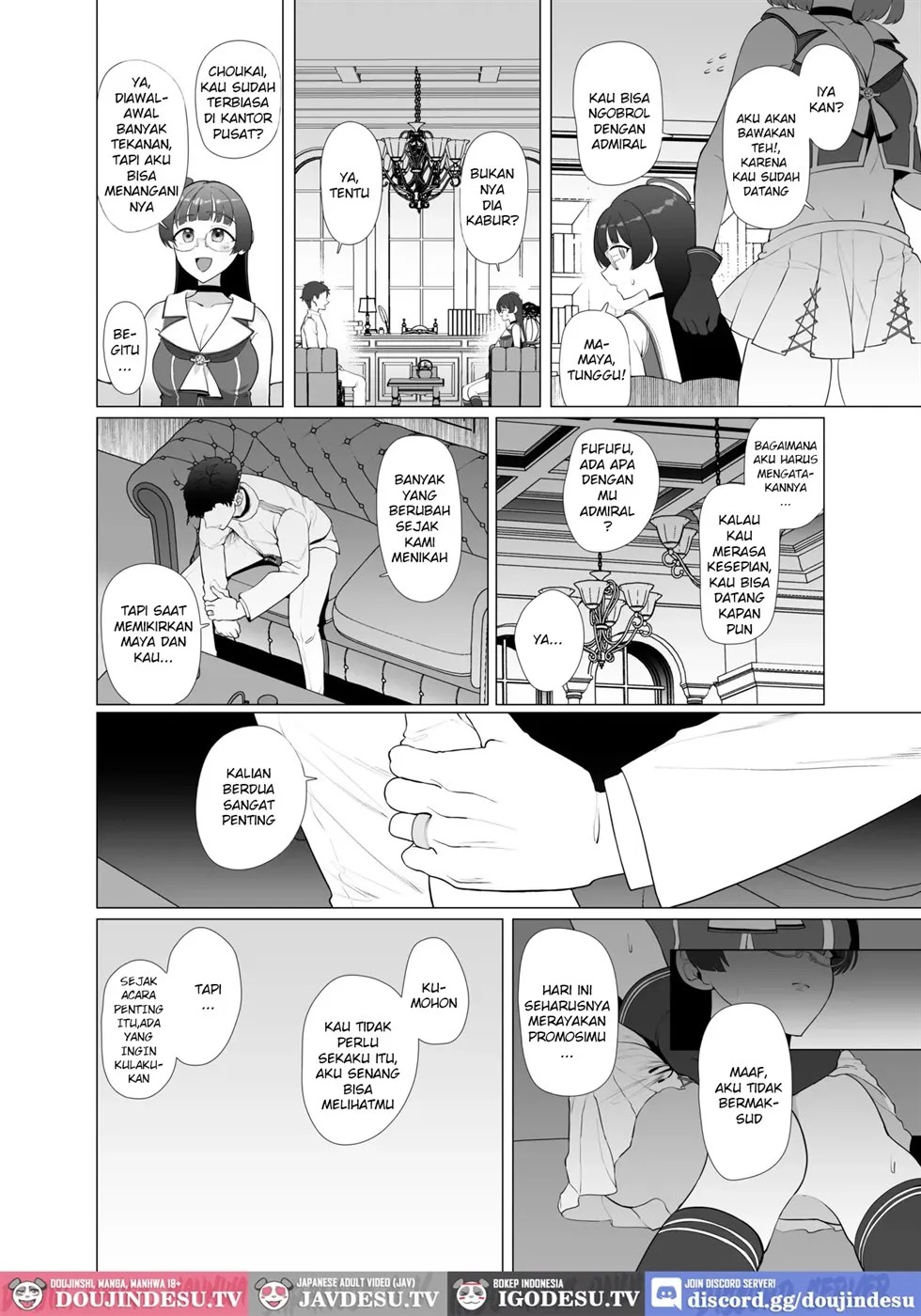 Watashi ga Kowareta Hi ~Chokai ga Teitoku to Ninshin suru made Kakurete Kossori Uwaki Koubi Shimakuru Hanashi~: Chapter chapter-1 - Page 8