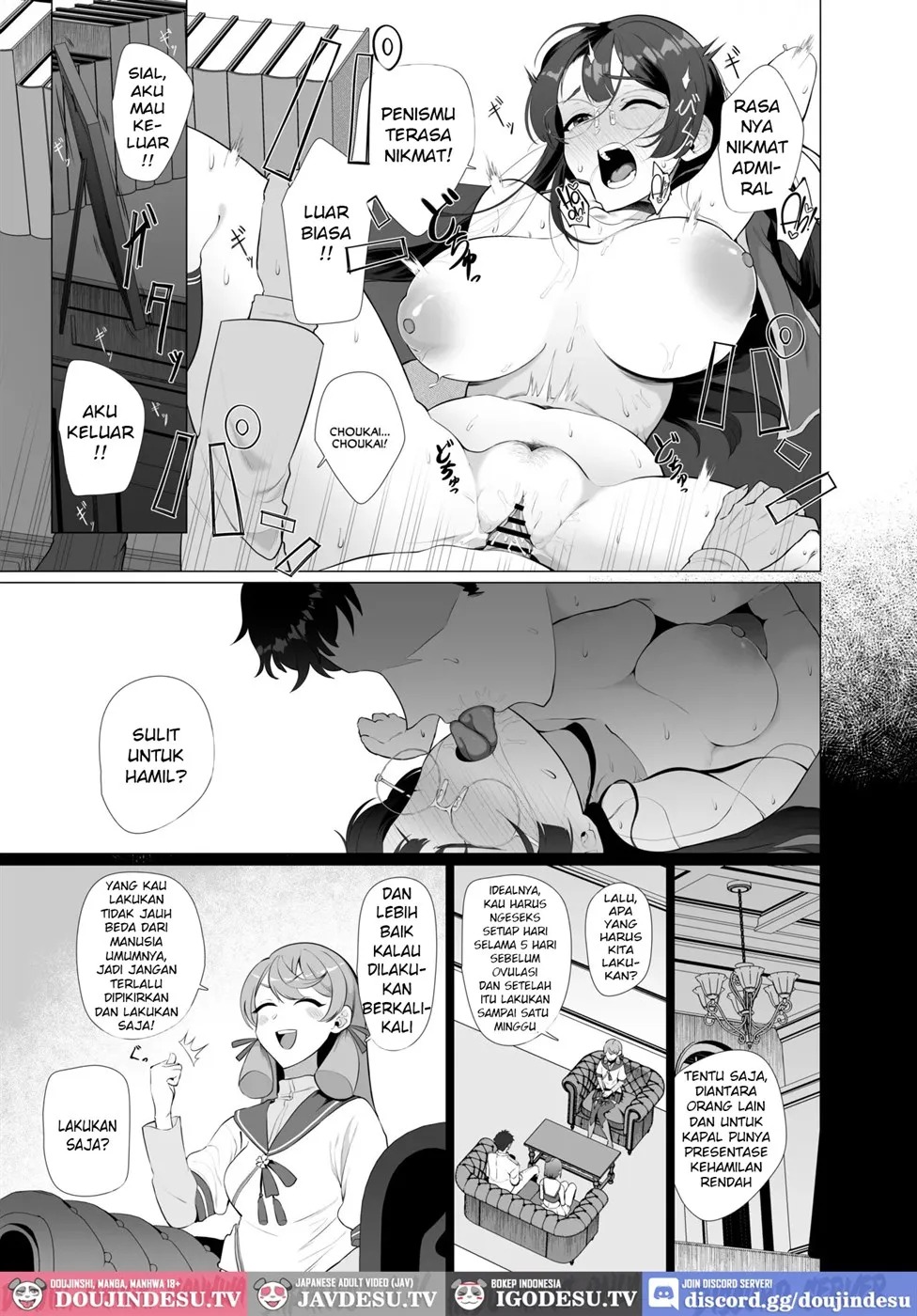 Watashi ga Kowareta Hi ~Chokai ga Teitoku to Ninshin suru made Kakurete Kossori Uwaki Koubi Shimakuru Hanashi~: Chapter chapter-1 - Page 15