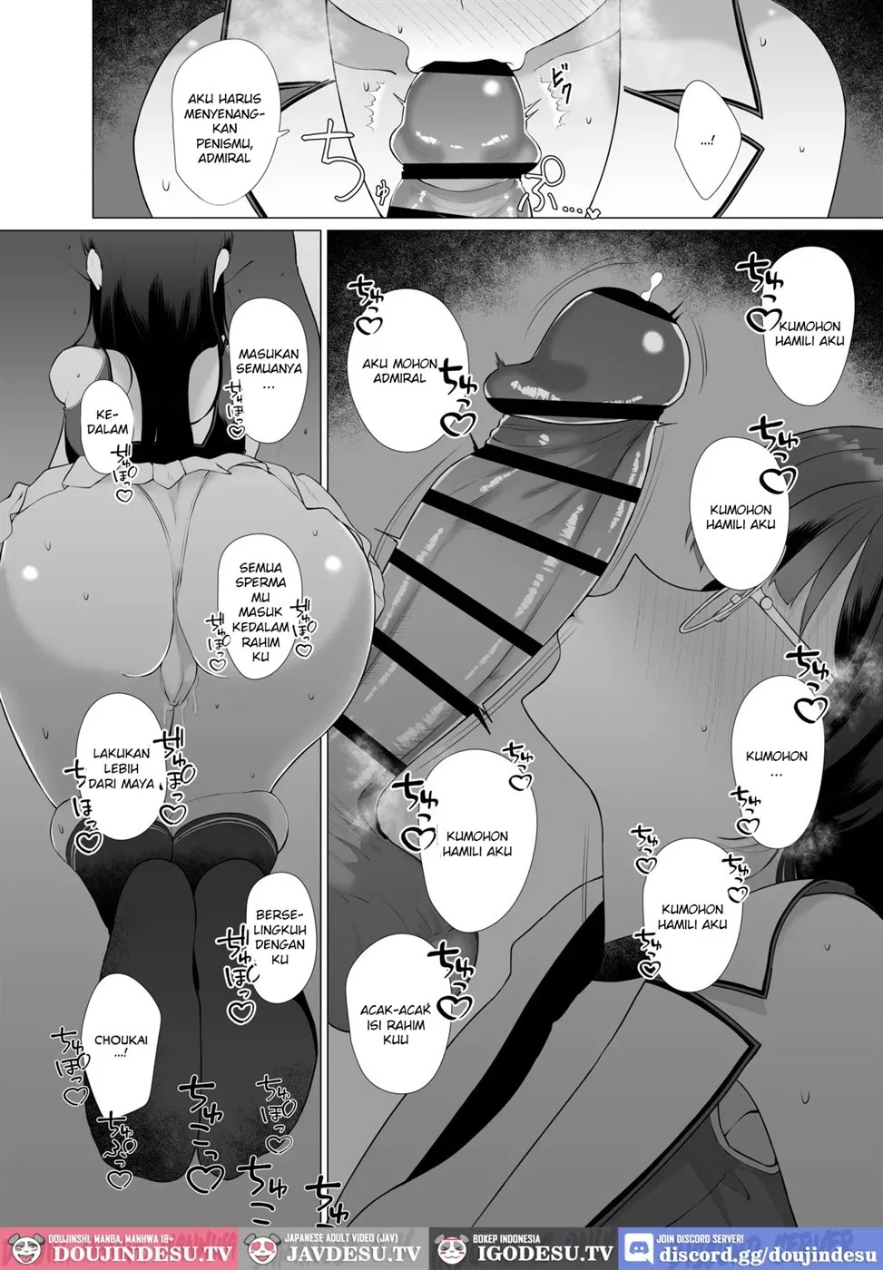 Watashi ga Kowareta Hi ~Chokai ga Teitoku to Ninshin suru made Kakurete Kossori Uwaki Koubi Shimakuru Hanashi~: Chapter chapter-1 - Page 35