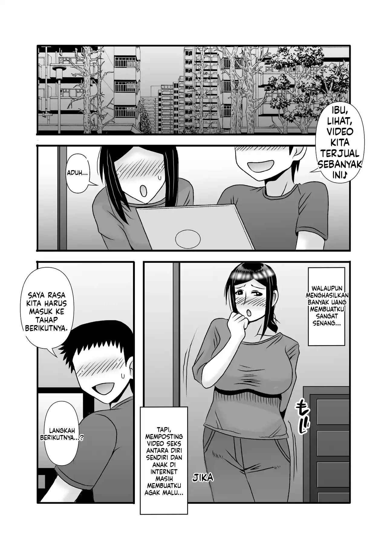 Yasashikute Kyonyuu no Okaasan ga Musuko Chinpo de Baka ni Nacchau Hanashi: Chapter chapter-3 - Page 59