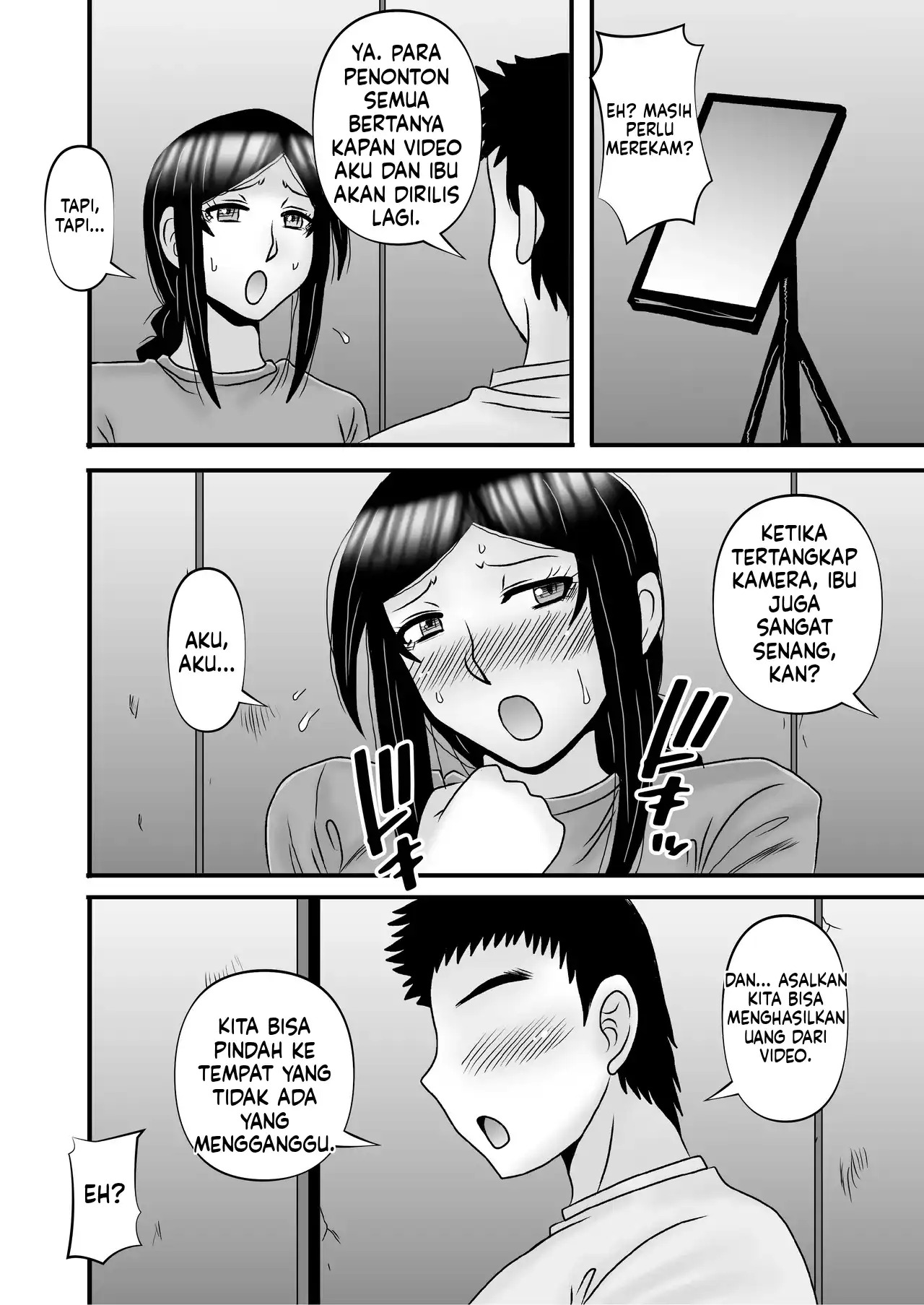 Yasashikute Kyonyuu no Okaasan ga Musuko Chinpo de Baka ni Nacchau Hanashi: Chapter chapter-4 - Page 44