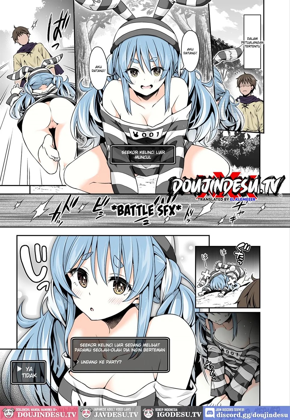 Yasei no Usagi ga Nakama ni Naritasou ni Kochira wo Miteiru: Chapter chapter-1 - Page 4