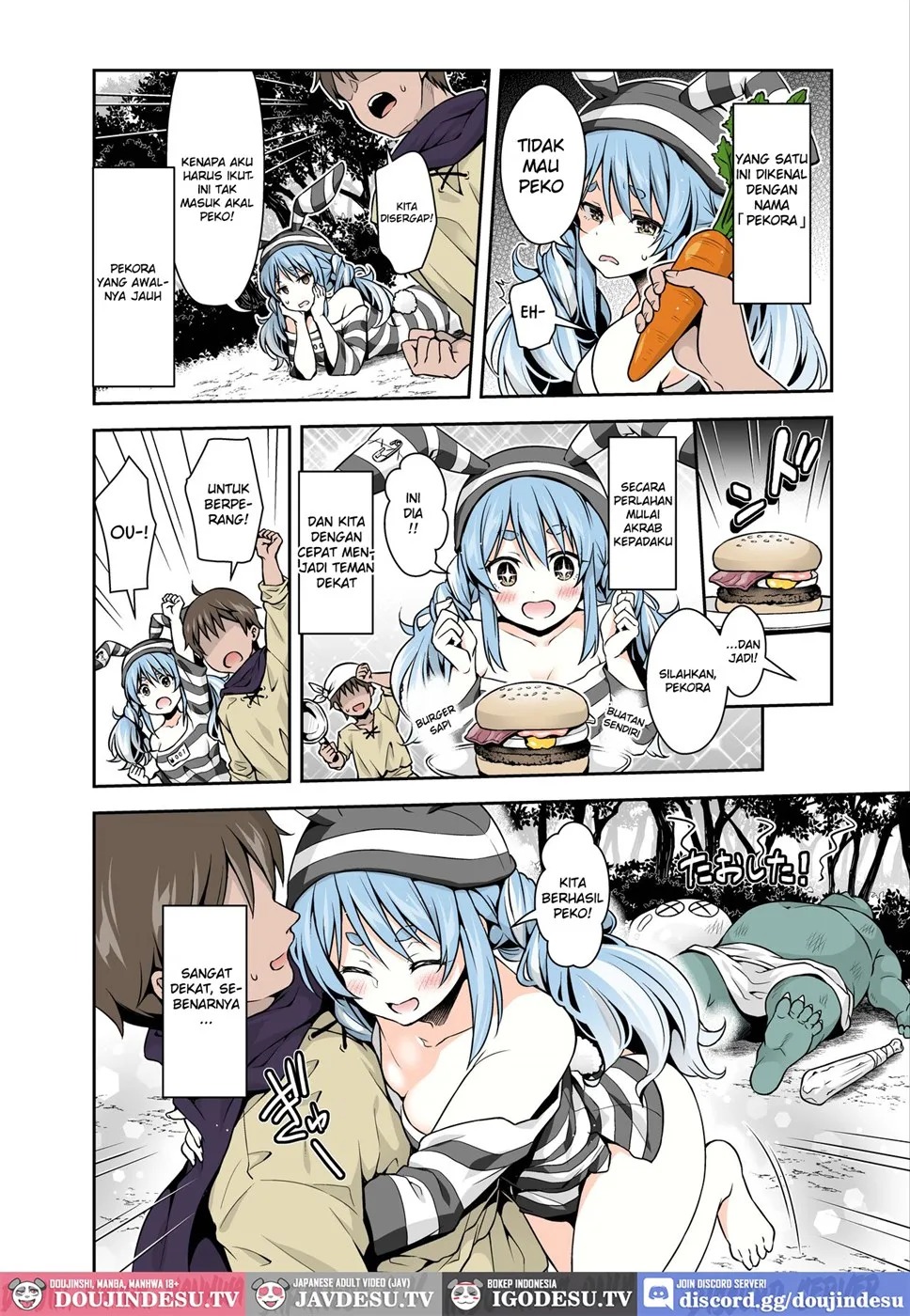 Yasei no Usagi ga Nakama ni Naritasou ni Kochira wo Miteiru: Chapter chapter-1 - Page 5