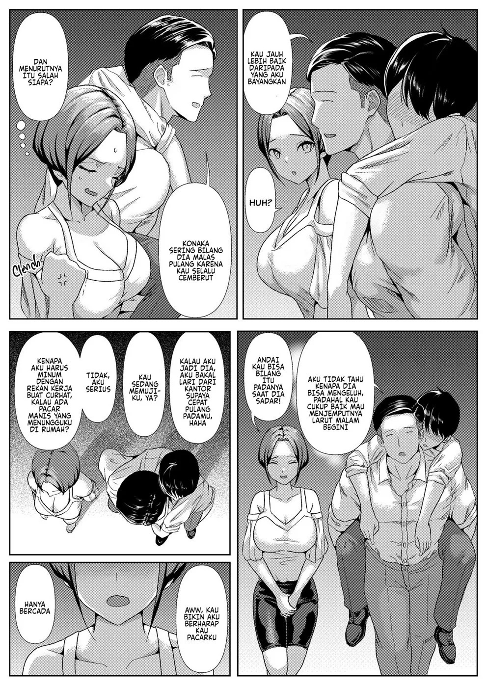 Yoitsubureteiru Aida ni Dousei-chuu no Kanojo o Senpai ni NTRreteta Hanashi: Chapter chapter-1 - Page 9