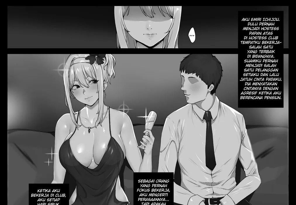 Yokkyuu Fuman no Kipatsu Hitozuma o Sasotte Mitara Akkenaku Chin Ochi Shimashita: Chapter chapter-1 - Page 9