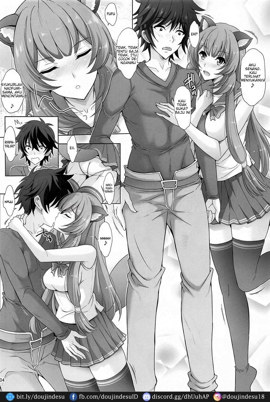 Yoru mo Sugoku Rippa na Yuusha-sama ni 1-ban Jouzu ni Gohoushi Dekiru no wa Raphtalia nandesu kara ne: Chapter chapter-1 - Page 4