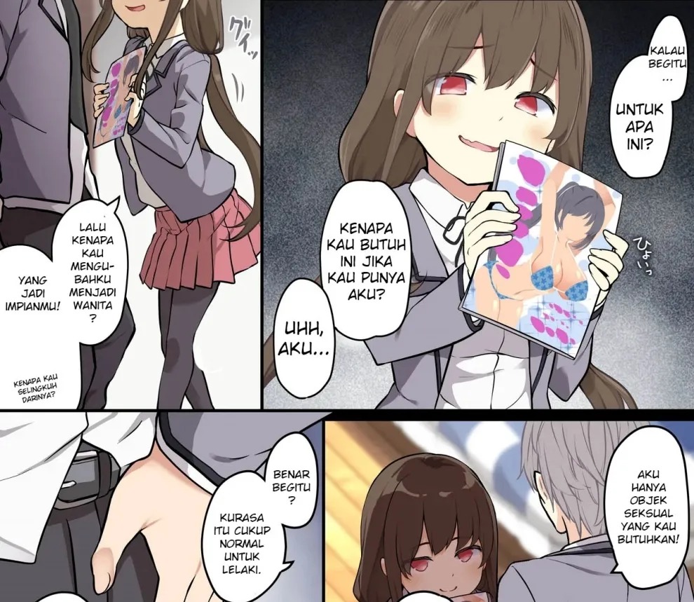 Yuujin o Ore no koto ga Daisuki na Onna no Ko ni Kaihen shitara Yandere-ka shite Ore Made Onna no Ko ni sareta Ken: Chapter chapter-1 - Page 41