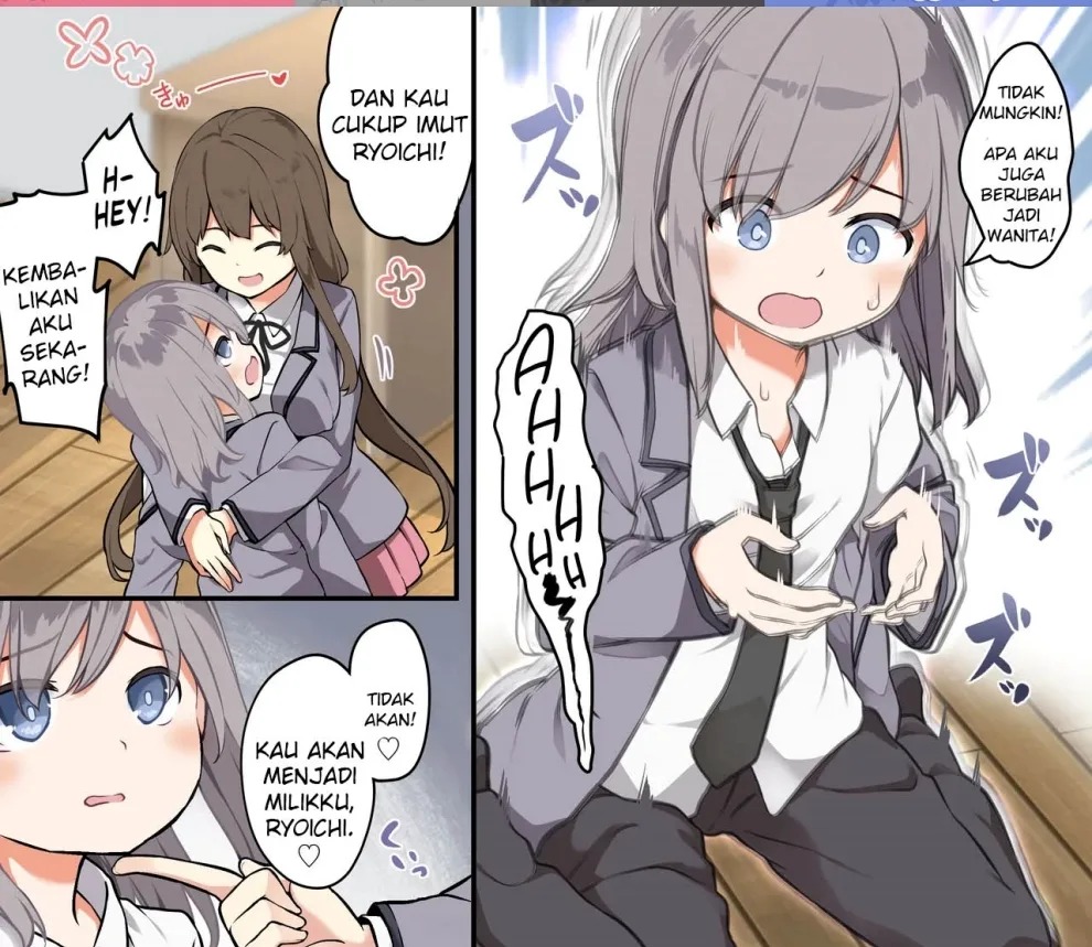 Yuujin o Ore no koto ga Daisuki na Onna no Ko ni Kaihen shitara Yandere-ka shite Ore Made Onna no Ko ni sareta Ken: Chapter chapter-1 - Page 44