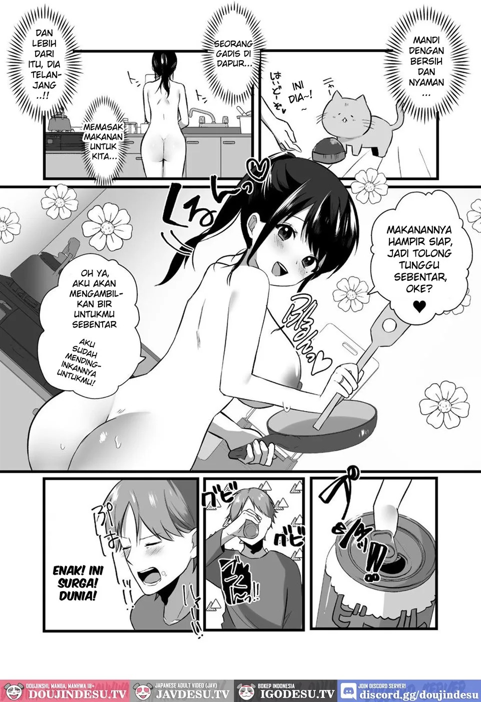 [Zenra de Kaji Daikou] Hitozuma Kaseifu-san ga Hikikomori de Motenai Boku ni Yasashiku Shite kureta: Chapter chapter-1 - Page 40