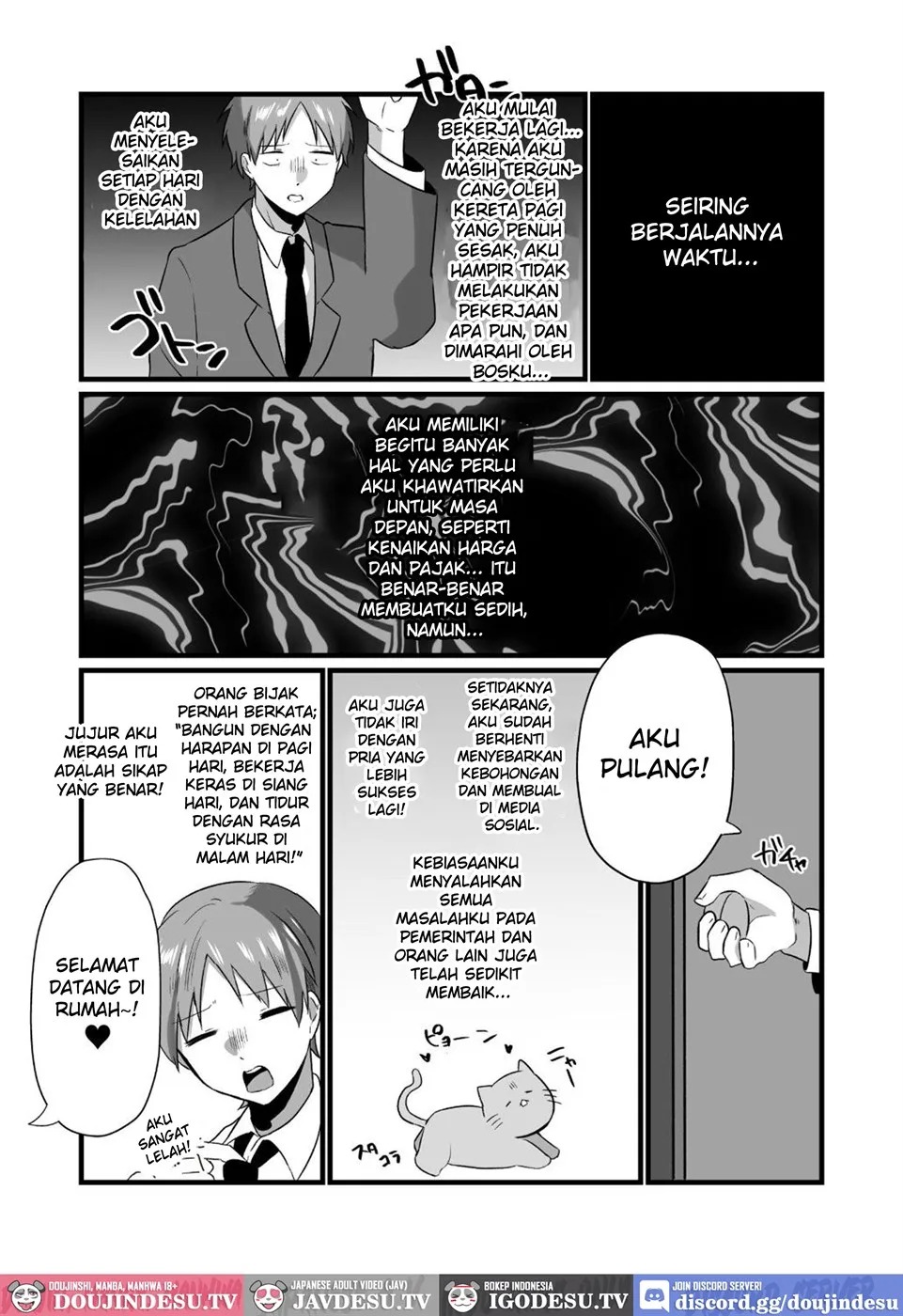 [Zenra de Kaji Daikou] Hitozuma Kaseifu-san ga Hikikomori de Motenai Boku ni Yasashiku Shite kureta: Chapter chapter-1 - Page 56