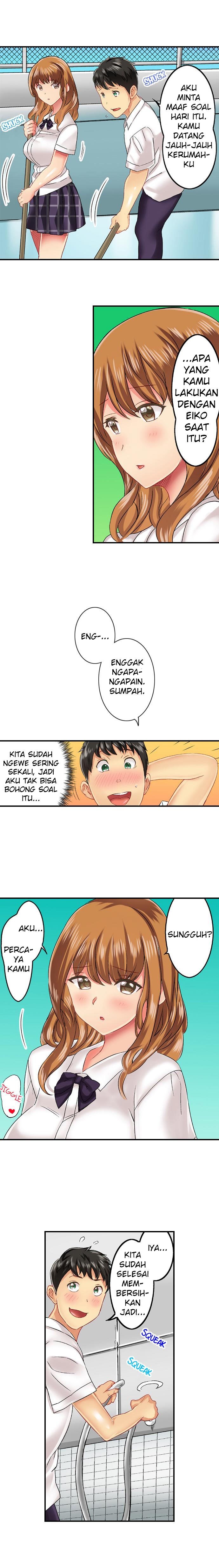 Zoukin-gake de Me no Mae no Pantsu ni Mura~tsu… Sonomama Sounyuu re Chaimashita.: Chapter chapter-13 - Page 6