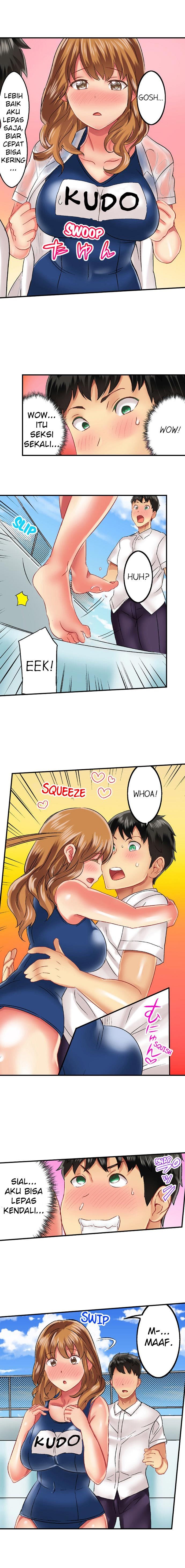 Zoukin-gake de Me no Mae no Pantsu ni Mura~tsu… Sonomama Sounyuu re Chaimashita.: Chapter chapter-13 - Page 8