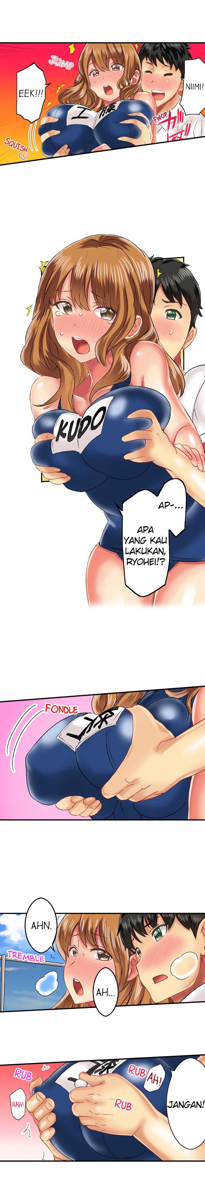 Zoukin-gake de Me no Mae no Pantsu ni Mura~tsu… Sonomama Sounyuu re Chaimashita.: Chapter chapter-13 - Page 9