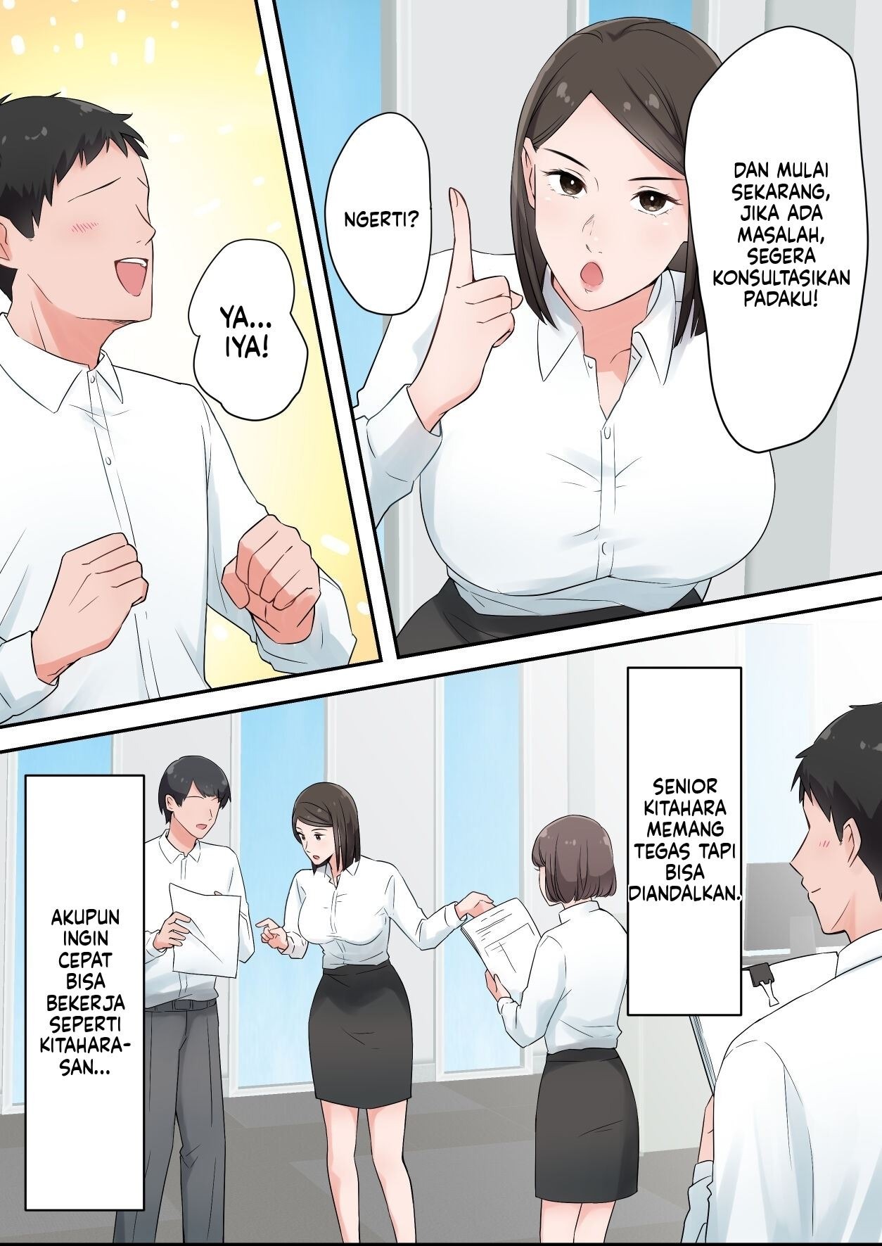Zutto Akogareteta Hitozuma na Senpai to Amaama Sex Shichatta Hanashi: Chapter chapter-1 - Page 7