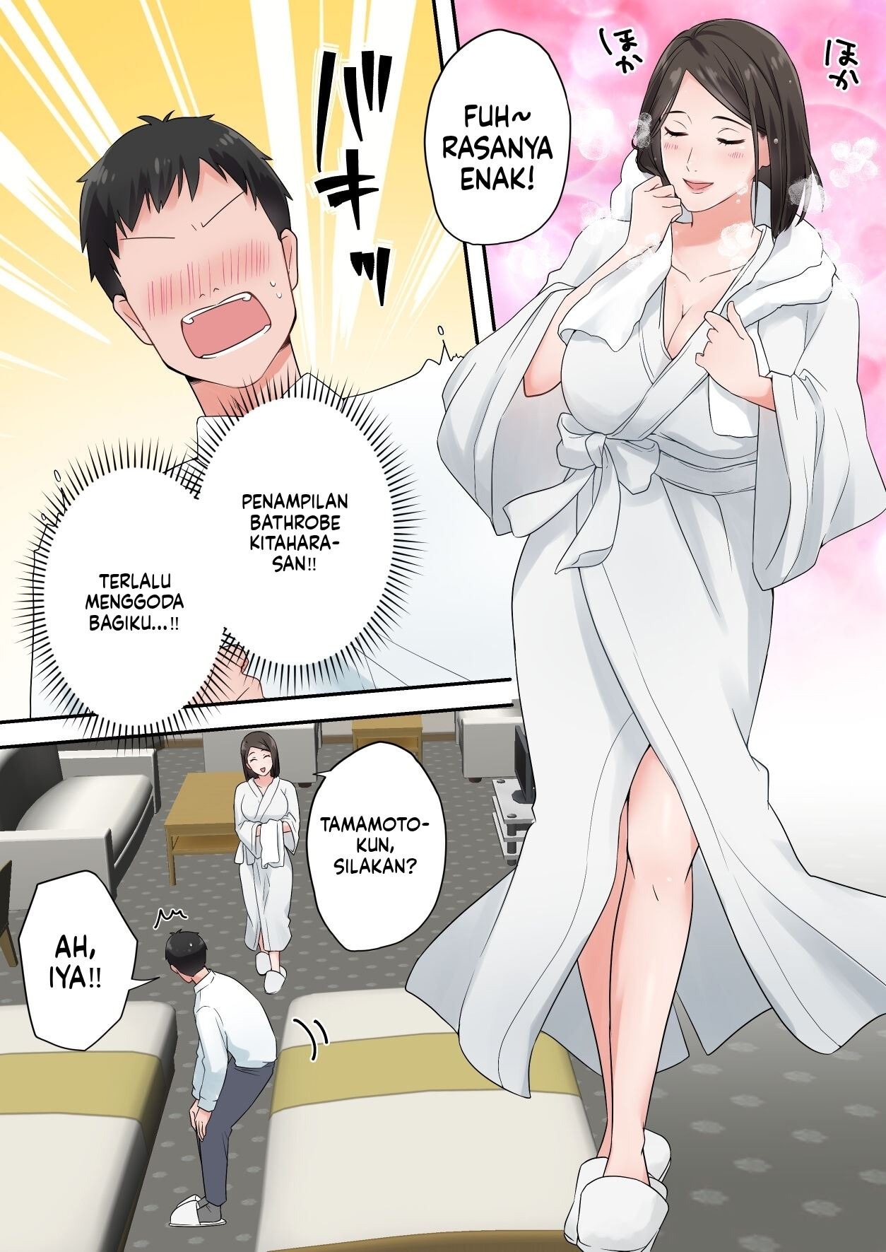 Zutto Akogareteta Hitozuma na Senpai to Amaama Sex Shichatta Hanashi: Chapter chapter-1 - Page 16